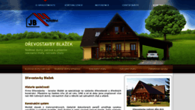 What Drevostavby-blazek.cz website looked like in 2020 (3 years ago)