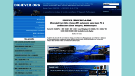 What Digiever.org website looked like in 2020 (3 years ago)
