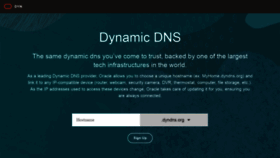 What Dyndns.ws website looked like in 2020 (5 years ago)