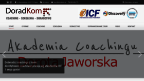 What Doradkom.pl website looked like in 2020 (3 years ago)