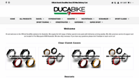 What Ducabike.com.au website looked like in 2020 (3 years ago)
