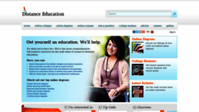 What Distance-education.org website looked like in 2020 (3 years ago)