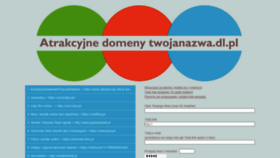 What Dl.pl website looked like in 2020 (3 years ago)