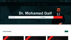 What Drdaif.com website looked like in 2020 (3 years ago)