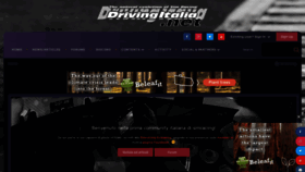 What Drivingitalia.net website looked like in 2020 (4 years ago)