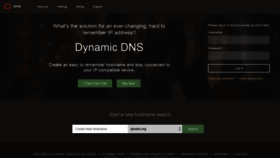 What Dyndns.org website looked like in 2020 (3 years ago)