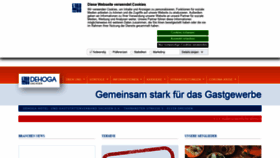 What Dehoga-sachsen.de website looked like in 2020 (3 years ago)