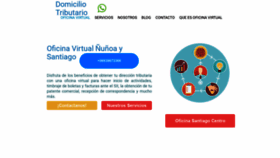 What Domiciliotributario.cl website looked like in 2020 (3 years ago)
