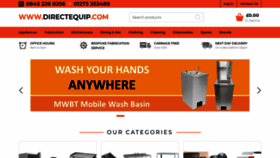 What Directequip.com website looked like in 2020 (3 years ago)