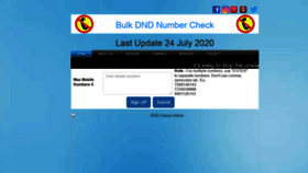 What Dndcheck.co.in website looked like in 2020 (3 years ago)
