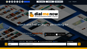 What Dialmenow.in website looked like in 2020 (3 years ago)