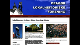 What Dragoer-lokalhistorie.dk website looked like in 2020 (3 years ago)