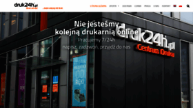 What Druk24h.pl website looked like in 2020 (3 years ago)