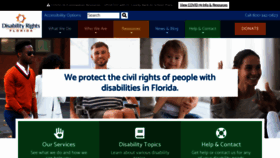 What Disabilityrightsflorida.org website looked like in 2020 (3 years ago)