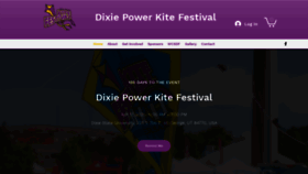 What Dixiepowerkitefestival.com website looked like in 2020 (3 years ago)
