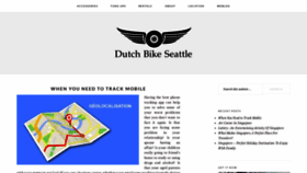 What Dutchbikeseattle.com website looked like in 2020 (3 years ago)