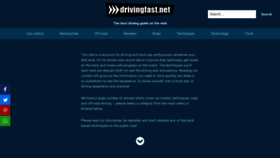 What Drivingfast.net website looked like in 2020 (3 years ago)