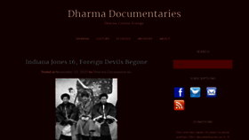What Dharma-documentaries.net website looked like in 2020 (3 years ago)