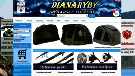What Dianaryby.sk website looked like in 2020 (3 years ago)