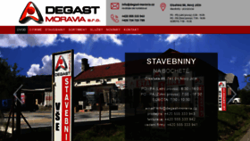What Degast-moravia.cz website looked like in 2020 (3 years ago)