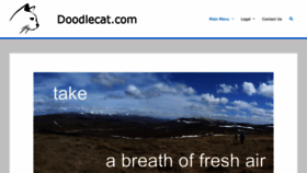 What Doodlecat.com website looked like in 2020 (3 years ago)