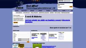 What Dialecta.it website looked like in 2020 (3 years ago)