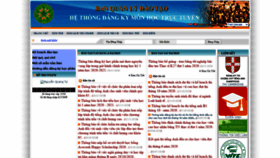 What Daotao.vnua.edu.vn website looked like in 2020 (3 years ago)