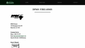 What Dpmsinc.com website looked like in 2020 (3 years ago)