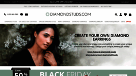 What Diamondstuds.com website looked like in 2020 (3 years ago)