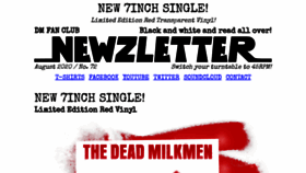 What Deadmilkmen.com website looked like in 2020 (3 years ago)