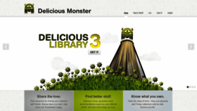What Delicious-monster.com website looked like in 2020 (3 years ago)