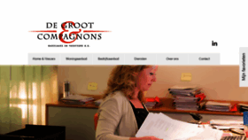 What Degrootencompagnons.nl website looked like in 2020 (4 years ago)