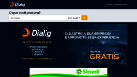 What Dialig.com.br website looked like in 2020 (3 years ago)