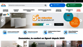 What Domotelec.fr website looked like in 2020 (3 years ago)