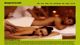 What Delhimassageservice.com website looked like in 2020 (3 years ago)