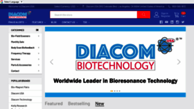 What Diacom-usa.com website looked like in 2020 (3 years ago)