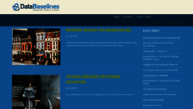 What Databaselines.com website looked like in 2020 (3 years ago)