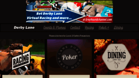 What Derbylane.com website looked like in 2020 (3 years ago)