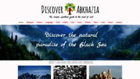 What Discoverabkhazia.org website looked like in 2020 (3 years ago)