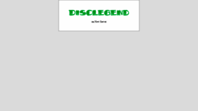 What Disclegend.com website looked like in 2020 (3 years ago)