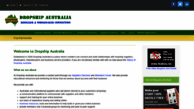 What Dropshipaustralia.com.au website looked like in 2020 (3 years ago)