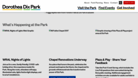 What Dorotheadixpark.org website looked like in 2020 (3 years ago)