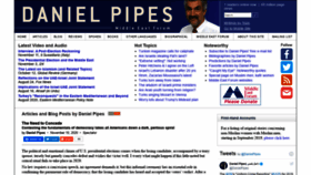 What Danielpipes.org website looked like in 2020 (3 years ago)