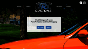 What Drccustoms.com website looked like in 2020 (3 years ago)