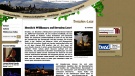 What Dresden-lese.de website looked like in 2020 (3 years ago)