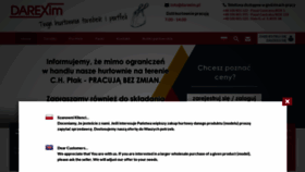 What Darexim.pl website looked like in 2020 (3 years ago)