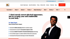 What Drrajatgupta.com website looked like in 2020 (3 years ago)