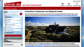 What Dansk.de website looked like in 2020 (5 years ago)