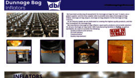 What Dunnagebaginflators.com website looked like in 2020 (3 years ago)