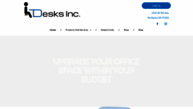 What Desksincpdx.com website looked like in 2020 (3 years ago)